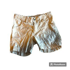 H&M‎ Khaki 100% Cotton Adjustable Waist shorts Girl's sz 2-3Y